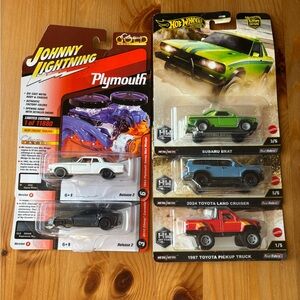 Hot Wheels Premium And Johnny Lightning Classic Gold Die Cast Car Lot Of 5 New